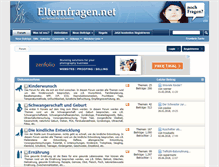 Tablet Screenshot of elternfragen.net